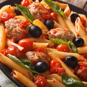 Penne al Sugo con le Polpette