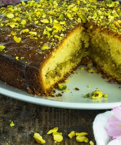 Ricetta Torta con Crema al Pistacchio