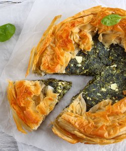 Ricetta Torta Salata di Pasta Fillo con Spinaci e Ricotta