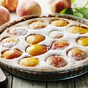 Clafoutis alle Pesche