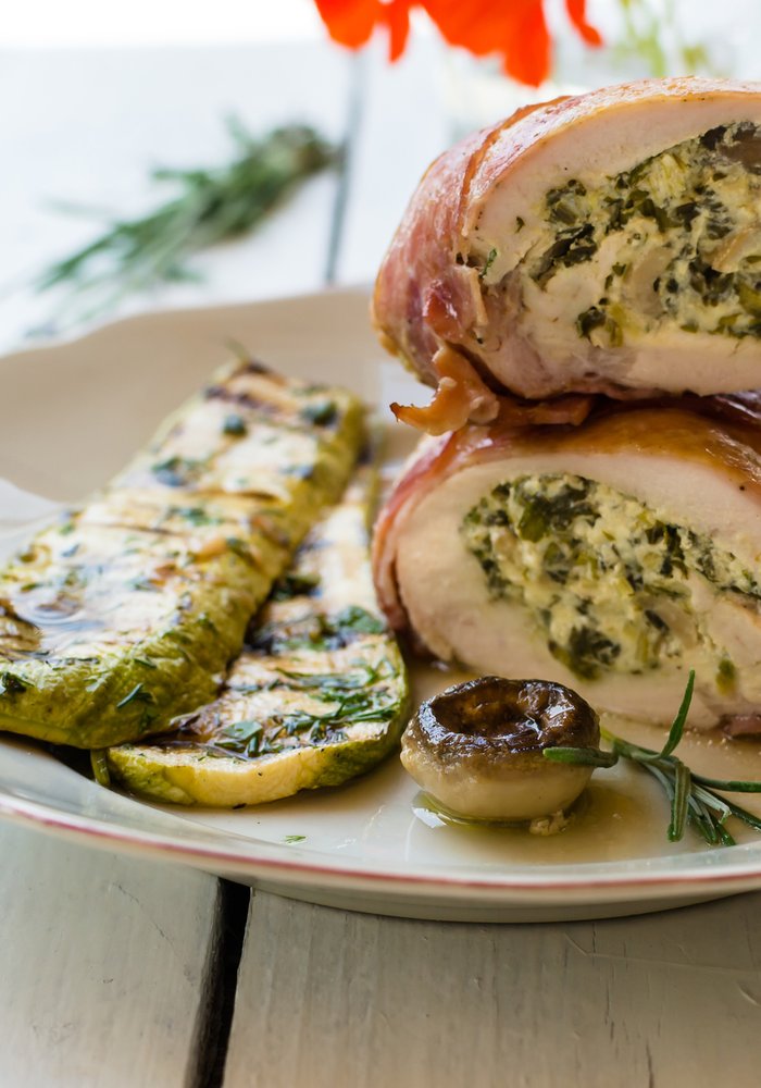 Ricetta Involtini di Pollo con Zucchine e Funghi