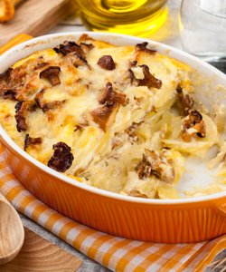 Ricetta Patate Gratinate ai Funghi
