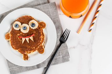 Ricetta Pancakes Mostro di Halloween