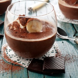 Mousse al Cioccolato con Banane
