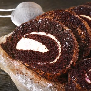 Rotolo al Cioccolato con Crema al Mascarpone