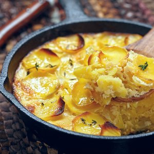 Tortino di Patate in Padella