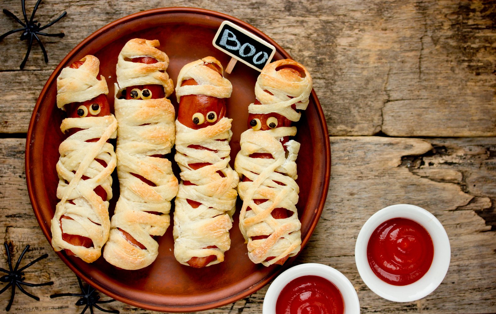 Würstel Mummia di Halloween