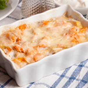 Zucca e Patate Gratinate al Forno