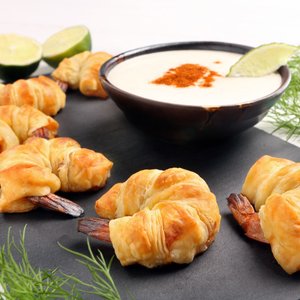 Gamberi in Pasta Sfoglia