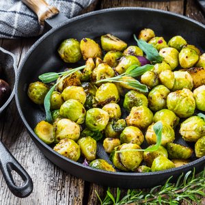 Cavoletti di Bruxelles in Padella Light