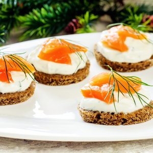 Crostini al Salmone Affumicato