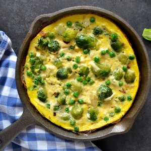 Frittata ai Cavoletti di Bruxelles