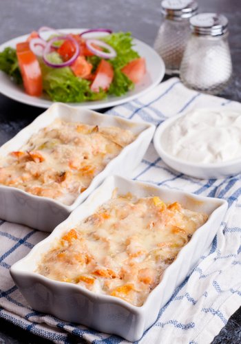 Ricetta Zucca e Patate Gratinate al Forno