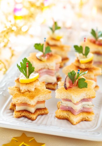 Ricetta Tartine Stella di Natale