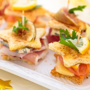 Tartine Stella di Natale