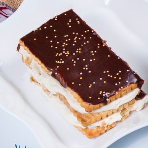 Mattonella di Biscotti con Nutella e Mascarpone