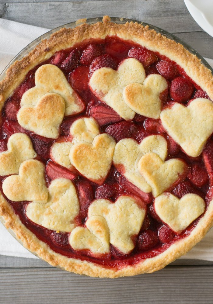 Ricetta Crostata alle Fragole di San Valentino