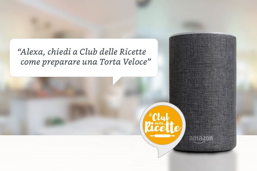 Il Club delle Ricette da oggi Disponibile per Amazon Echo: Alexa vi Aiuta a Cucinare