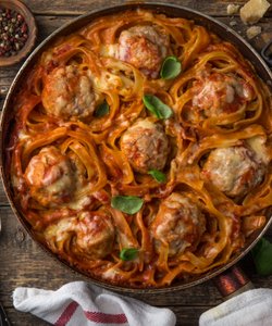 Ricetta Pasta al Forno con le Polpette