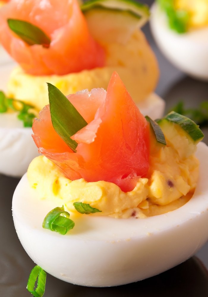 Ricetta Uova Ripiene al Salmone