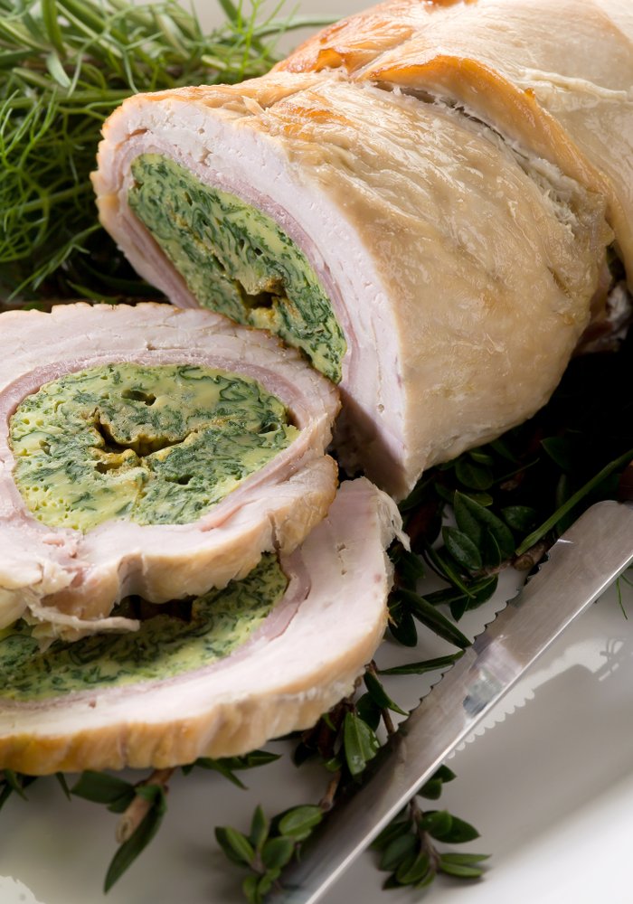 Ricetta Arrosto di Tacchino Ripieno di Frittata e Mortadella