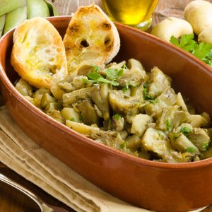 Carciofi e Patate in Umido alla Sarda