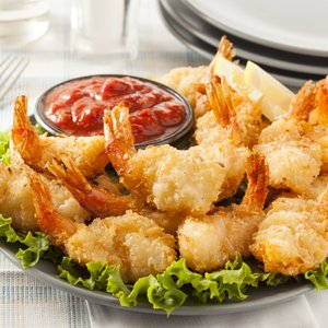 Gamberi Fritti al Cocco