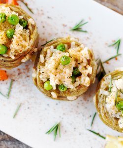 Ricetta Carciofi Ripieni di Riso