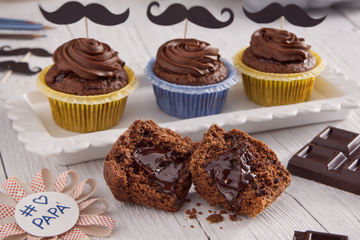 Papuffin, Muffin con Cuore Morbido per la Festa del Papà