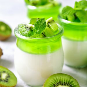 Panna Cotta al Kiwi
