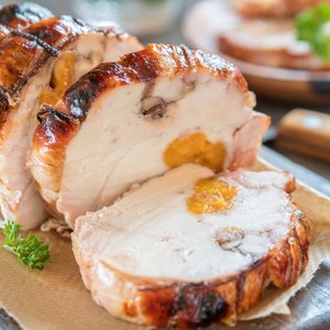 Petto di Pollo Ripieno di Albicocche Secche