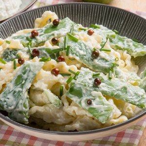 Reginette con Taccole e Ricotta