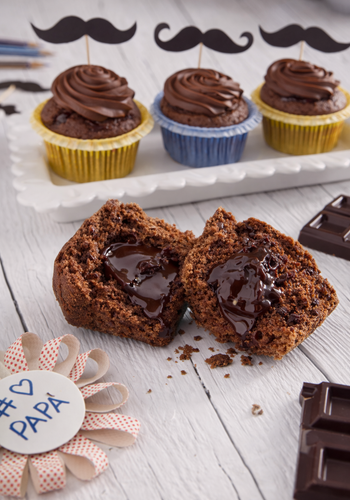 Ricetta Papuffin, Muffin con Cuore Morbido per la Festa del Papà