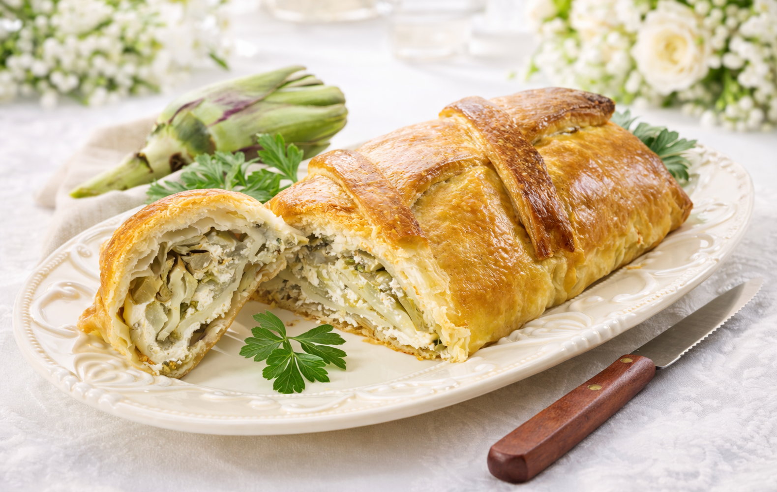 Strudel Salato ai Carciofi