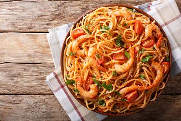 Ricetta Spaghetti Piccanti con i Gamberi