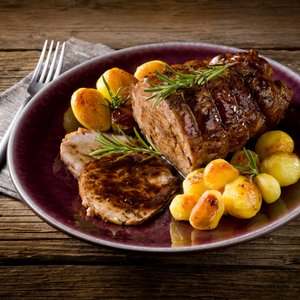 Arrosto al Rosmarino con Patate