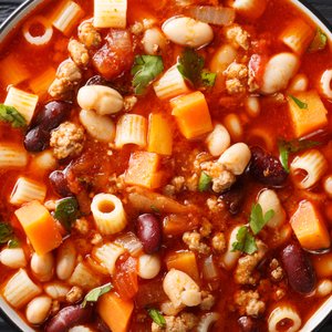 Minestra di Fagioli e Salsiccia