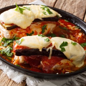 Parmigiana di Pollo e Melanzane