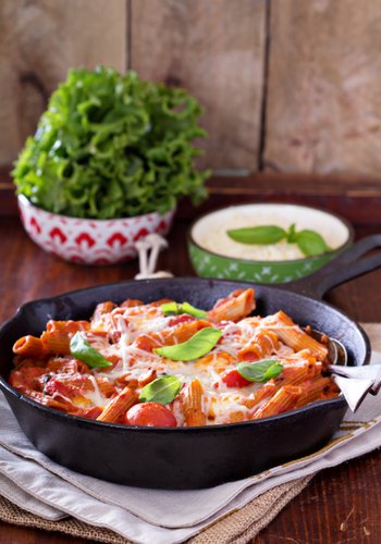 Ricetta Pasta al Forno con Pomodoro e Mozzarella