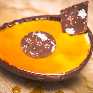Uova di Pasqua Ripiene al Caramello