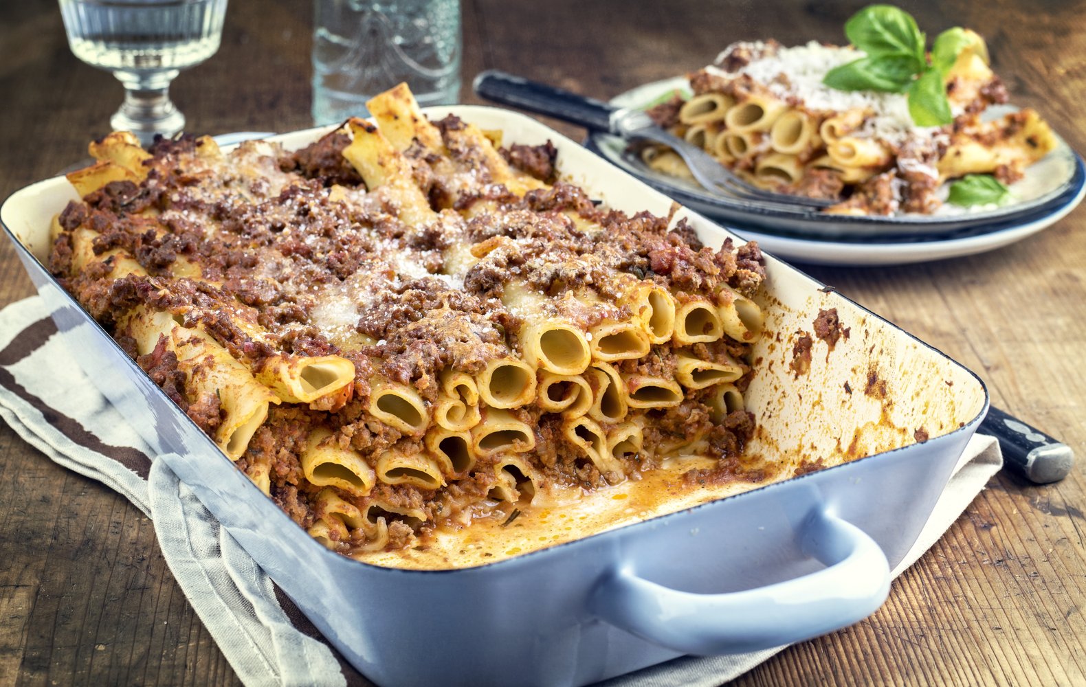 timballo di ziti al forno
