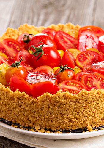 Ricetta Cheesecake Salata ai Pomodorini