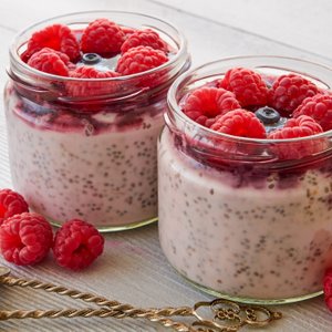 Chia Pudding ai Lamponi