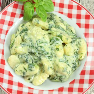 Gnocchi con Stracchino e Spinaci
