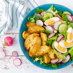 Insalata Estiva con Patate al Forno
