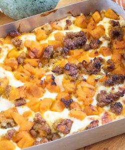 Ricetta Lasagne Zucca e Salsiccia