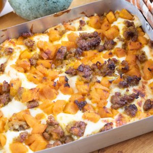 Lasagne Zucca e Salsiccia