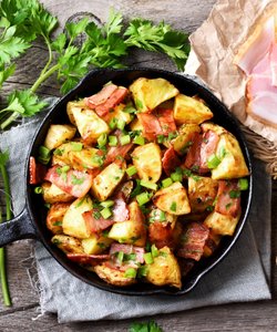 Ricetta Patate in Padella con Bacon
