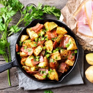 Patate in Padella con Bacon