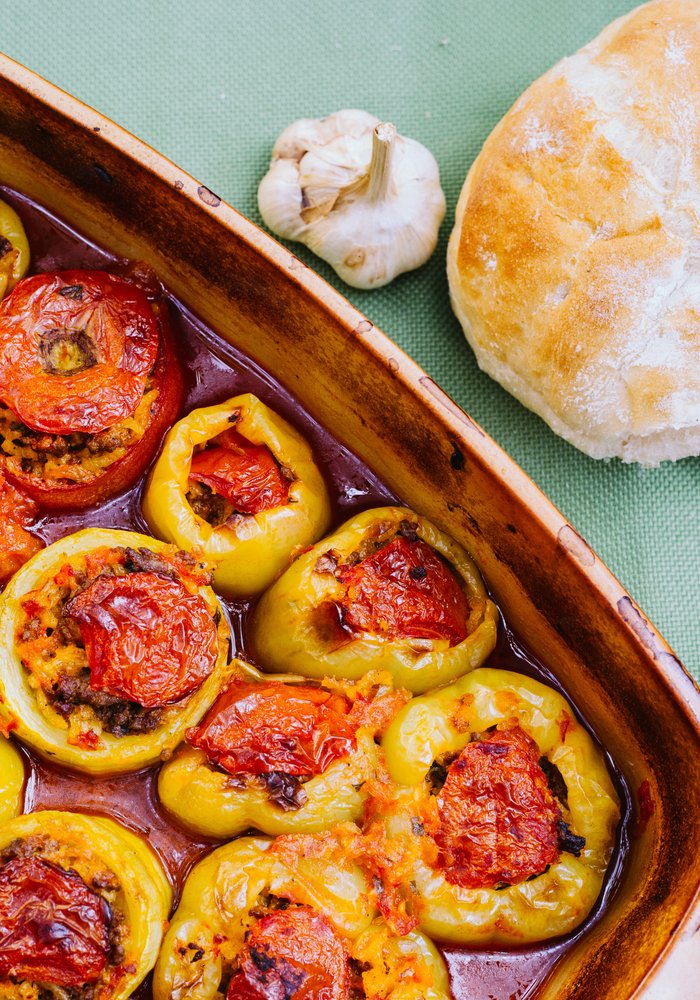Ricetta Peperoni Ripieni di Carne e Pomodori